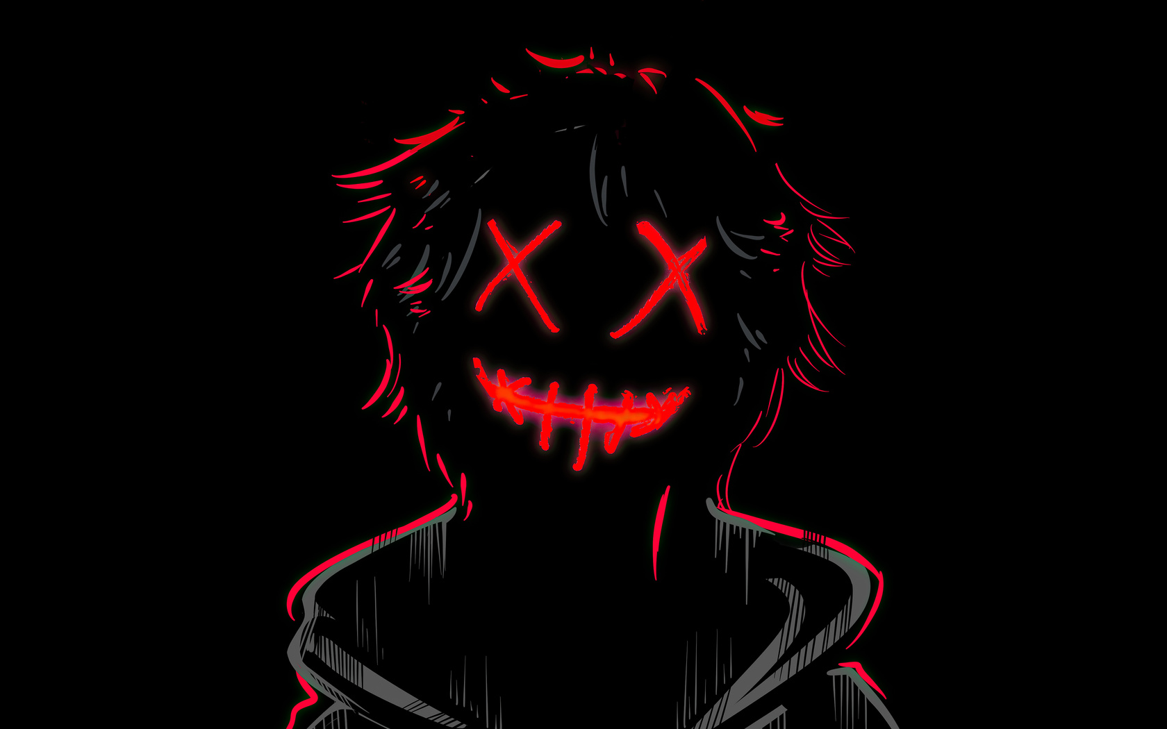 Dark Anime Boy Wallpaper