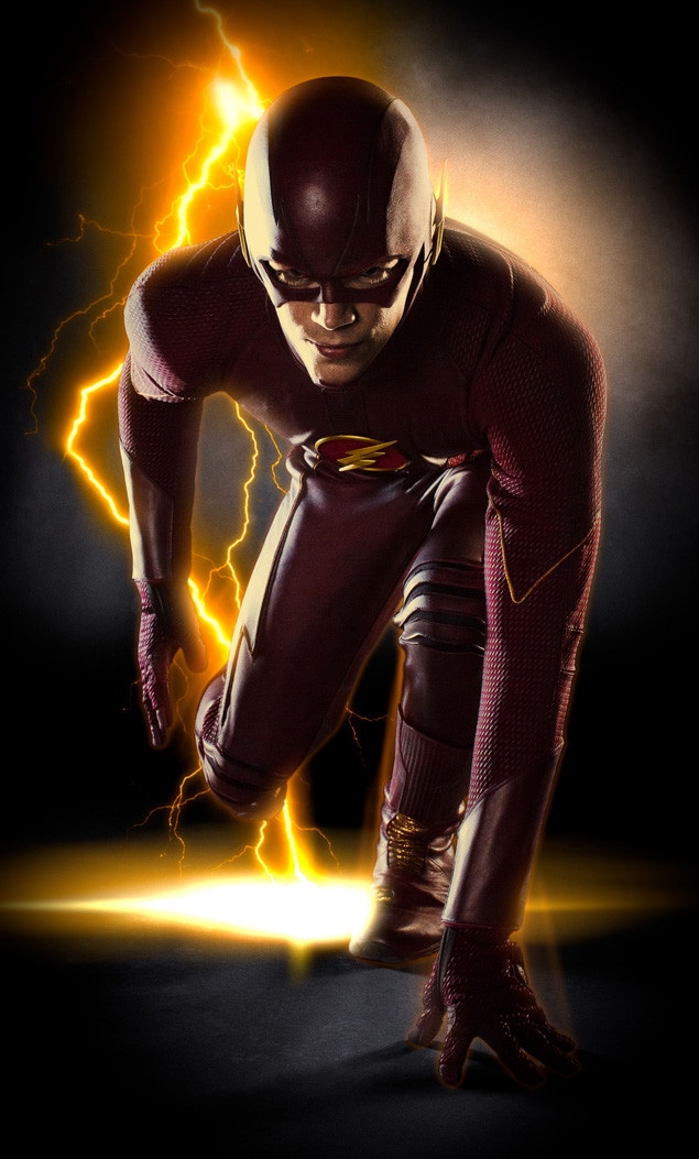Flash First Look Grant Gustin S Scarlet Suit