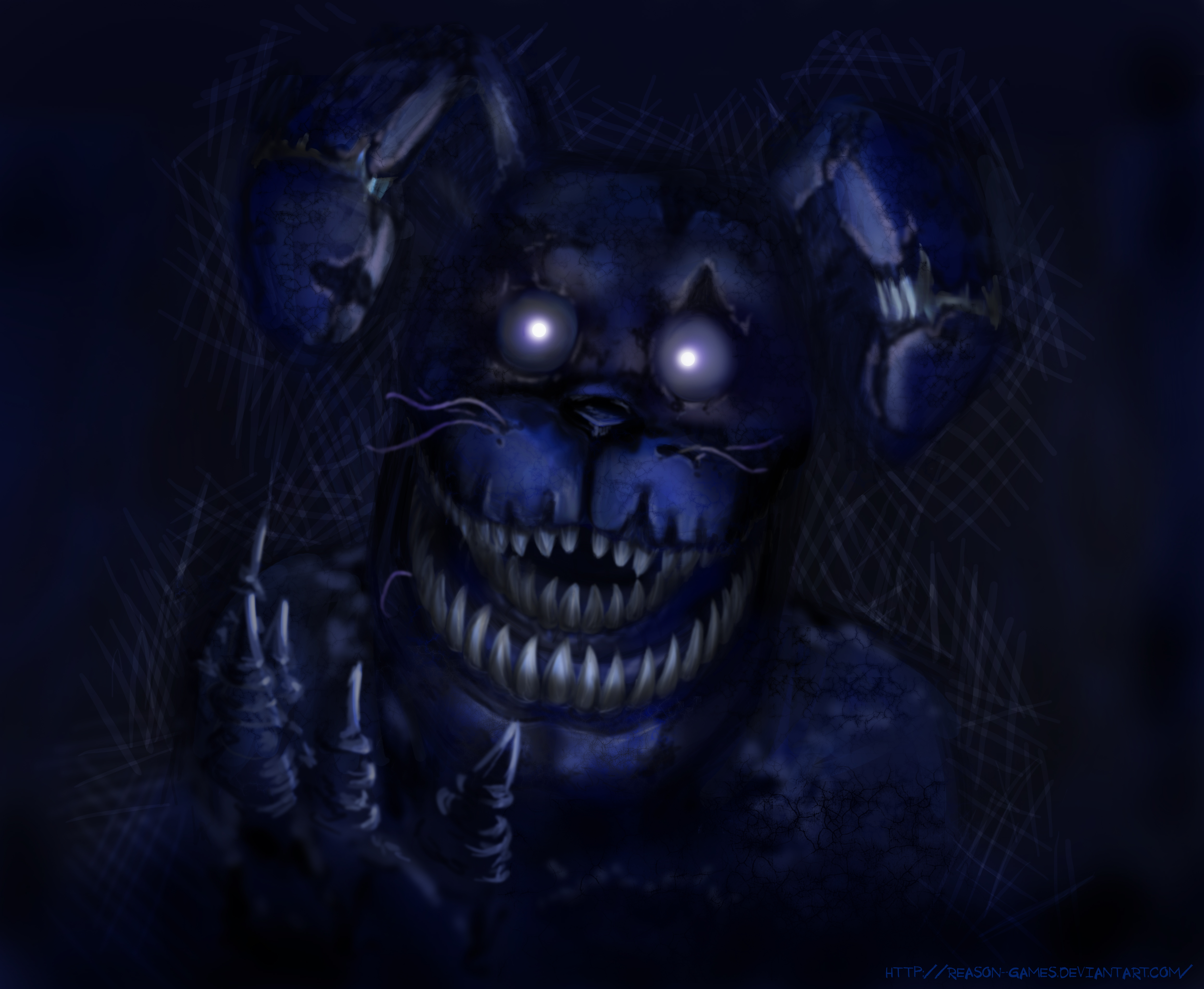 This hands down is the BEST nightmare bonnie fanart as of now I did