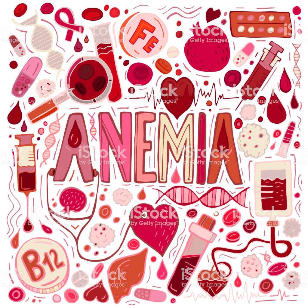 Anemia Doodles Background Stock Illustration Image Now