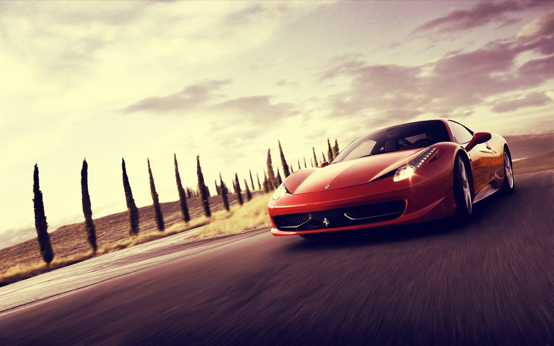 Red Car iPhone Wallpaper