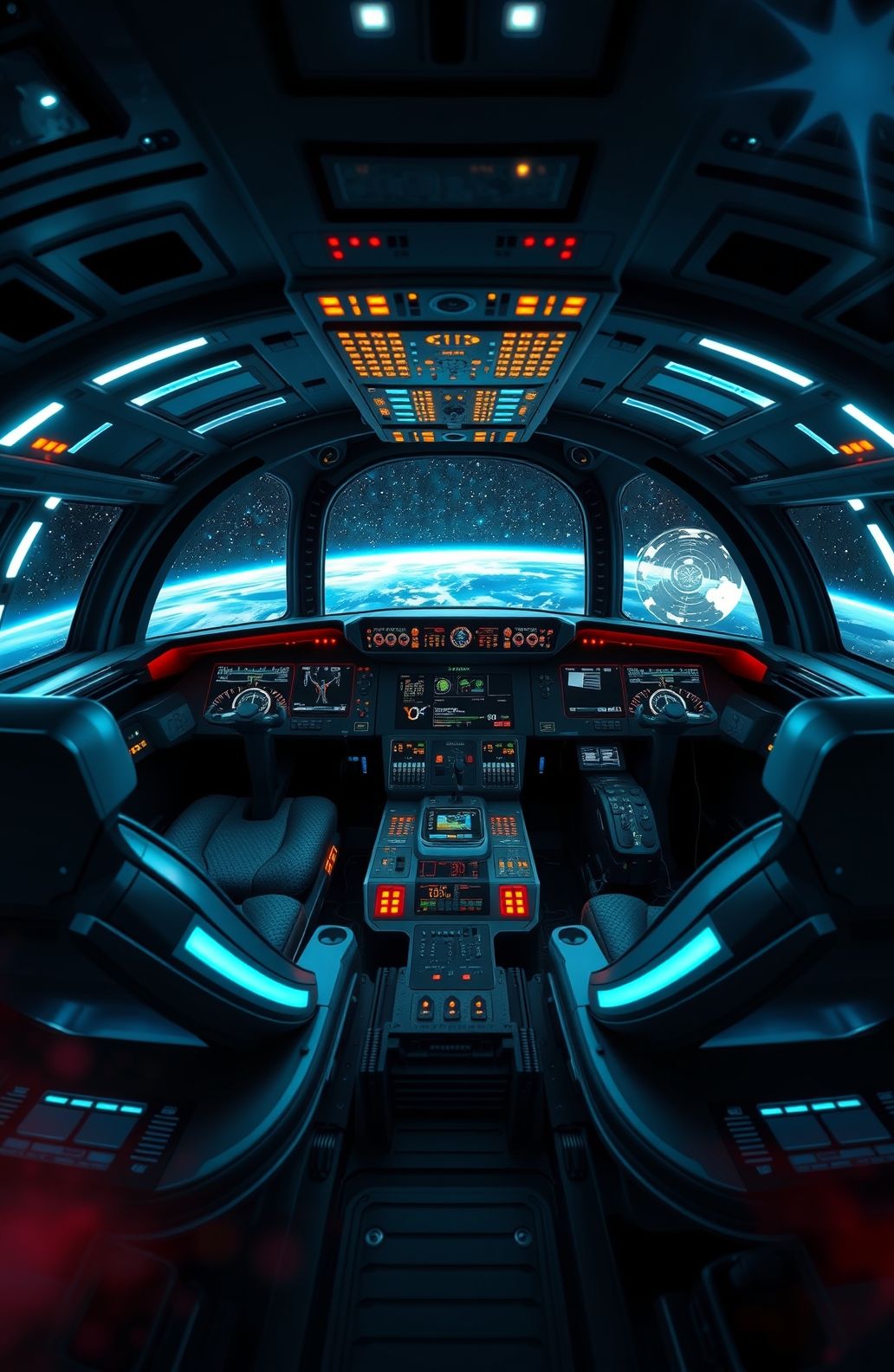 Millenium Falcon Cockpit Wallpaper