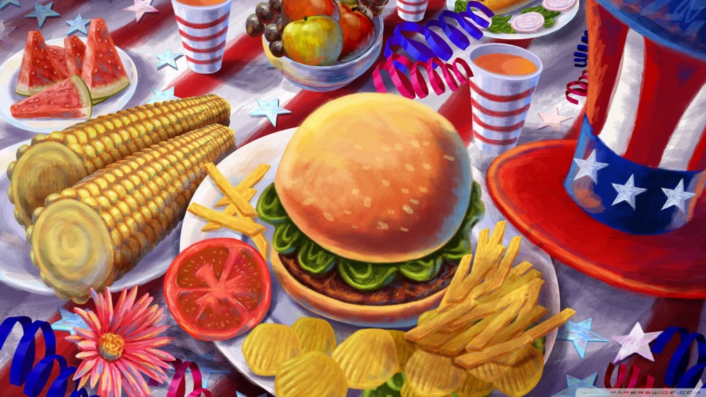 Fourth Of July Cookout Wallpaper