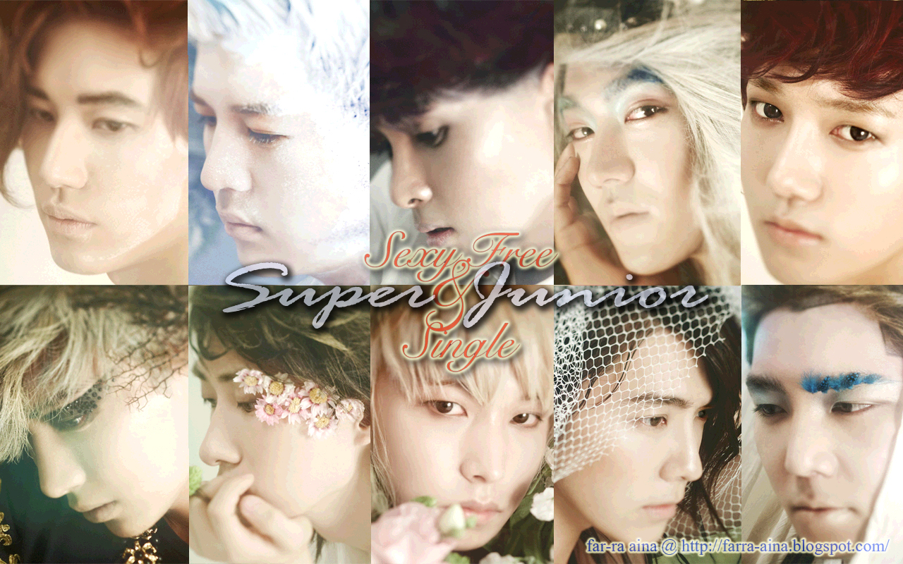 Pop Lover Super Junior Sexy Single Wallpaper