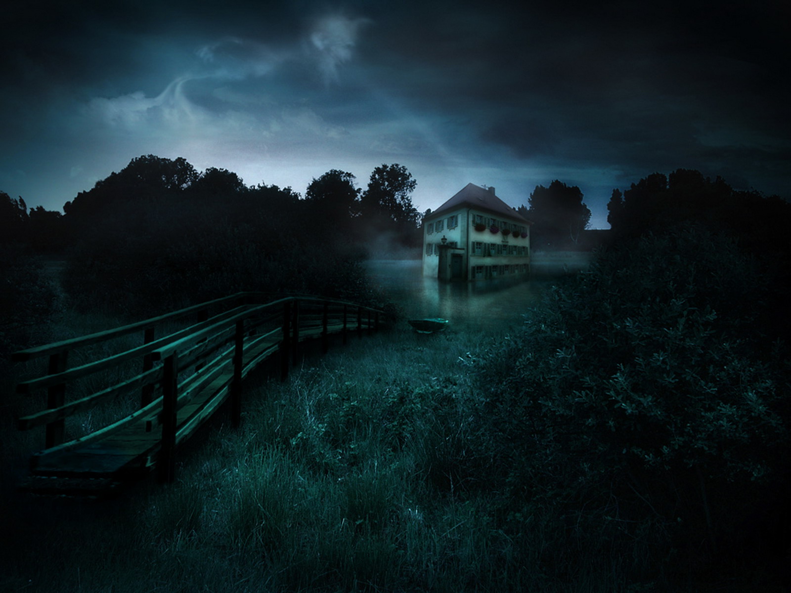 Scary HOuse Wallpapers   6200