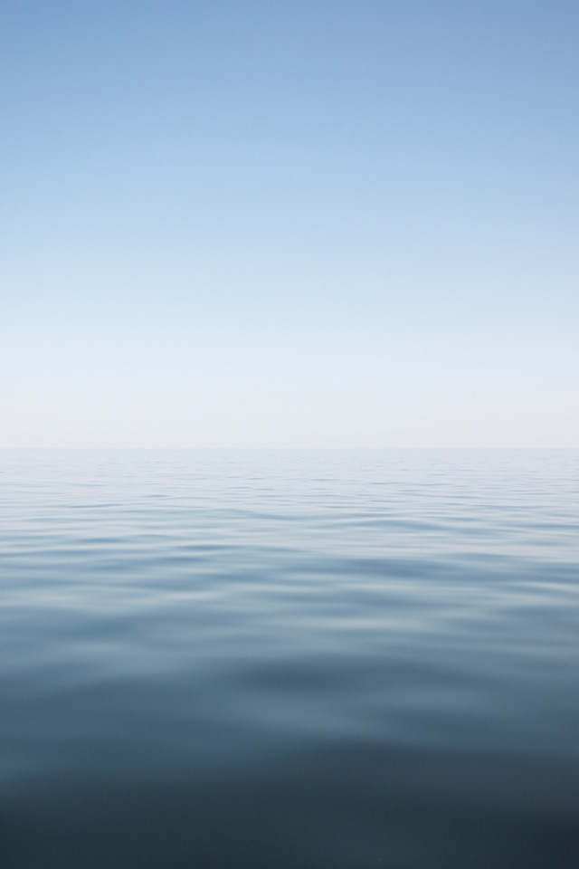 iPhone Wallpaper Clear Blue Still Water Ocean