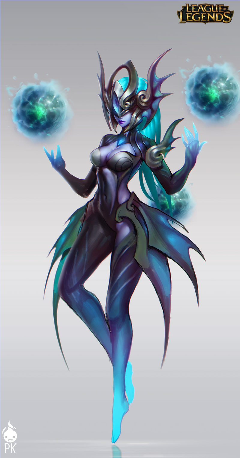 Atlantean Syndra Official Art By Zeronis