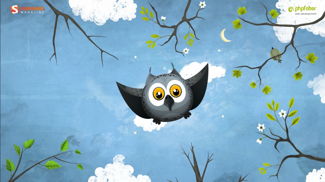 May Owl Flight Wallpaper HD