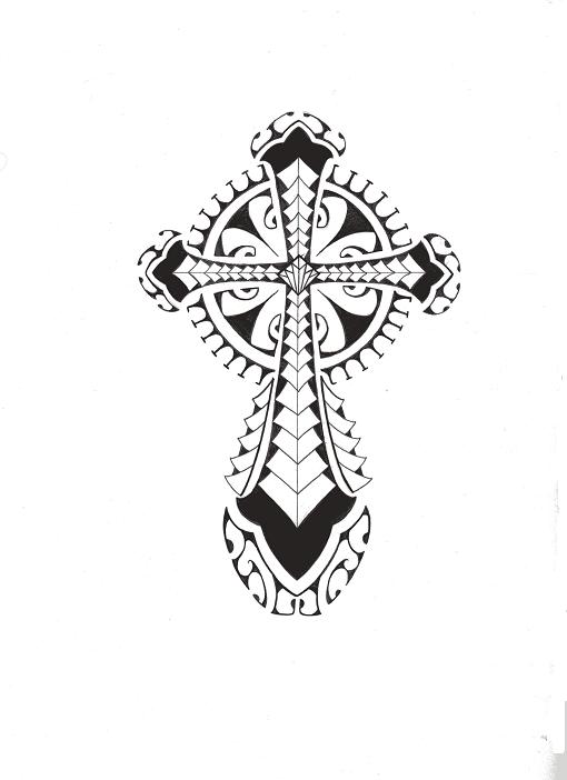 Tribal Polynesian Cross By Smekeal00