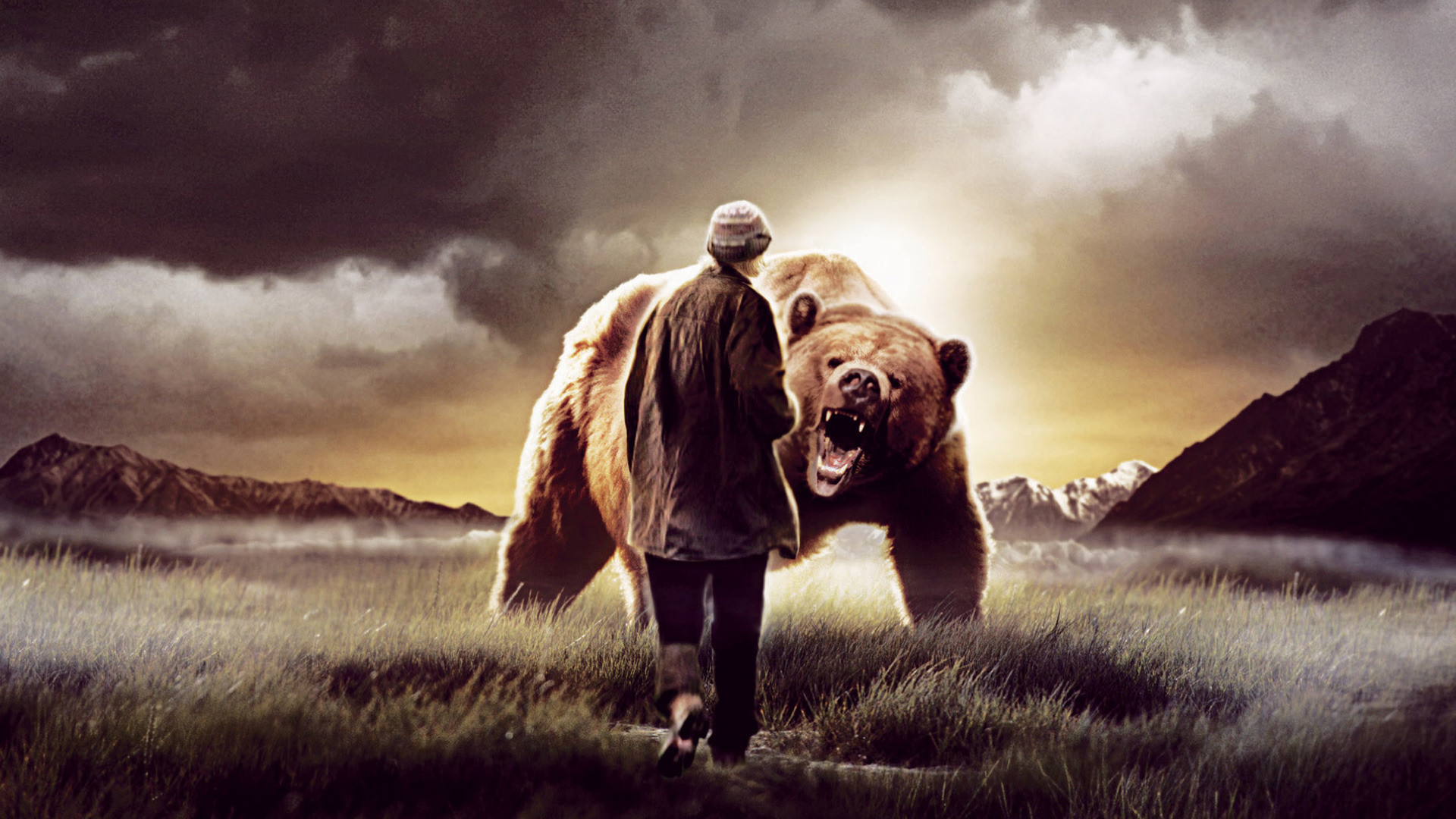 Wallpaper Angry Grizzly Bear Image Pictures Photos Icons