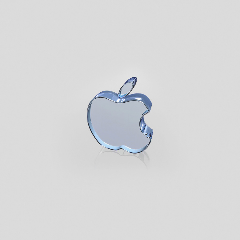Puters Glass Apple Logo Wallpaper iPad iPad2