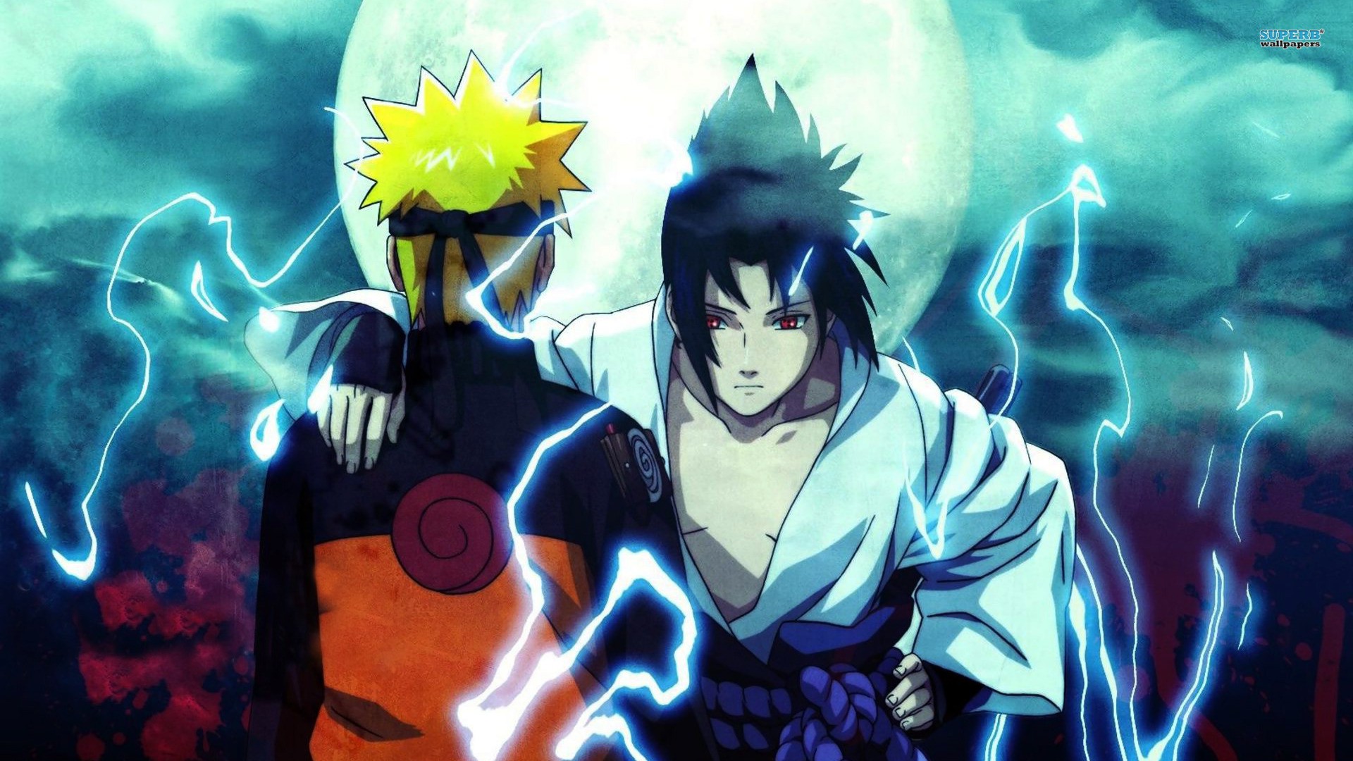   Wallpaper Hd Naruto Dan Sasuke Keren