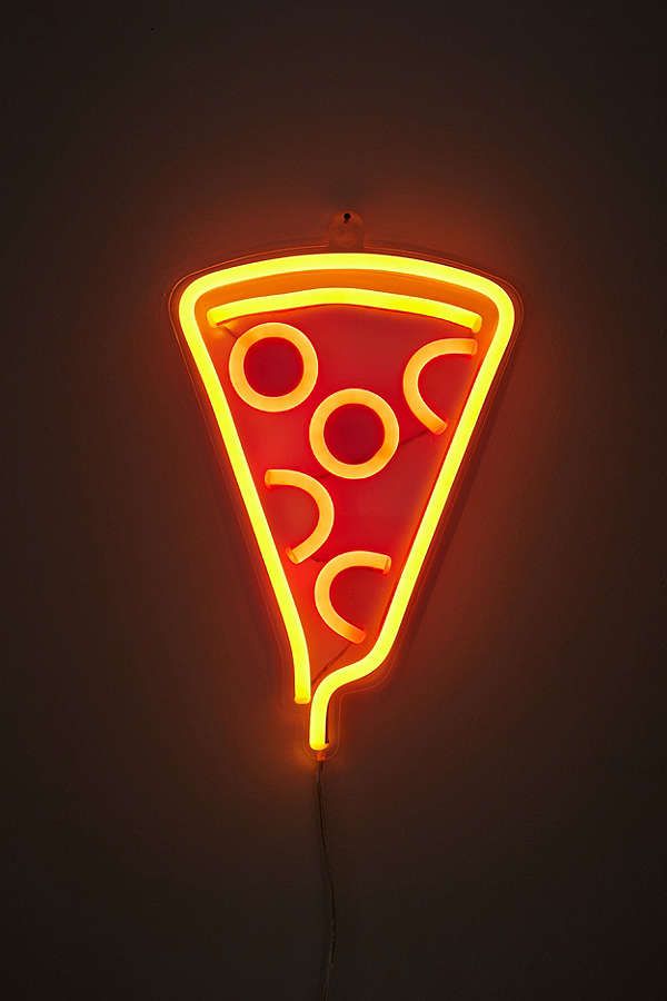 Pizza Neon Sign Sharklar Wip Wallpaper Light Signs