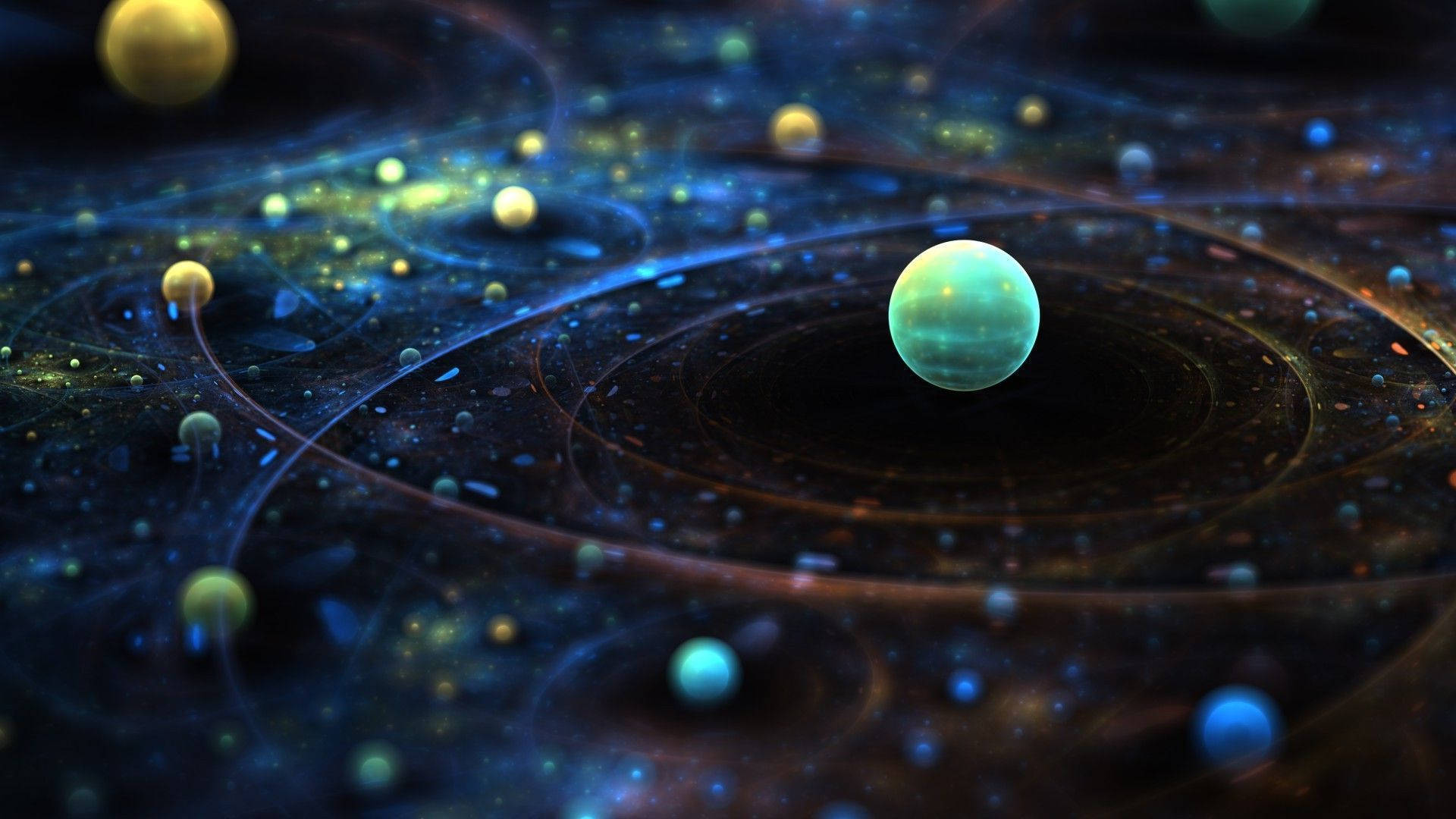 3d Galaxy And Heavenly Bodies Vb9zsa77brqnecj4 Wallpaper