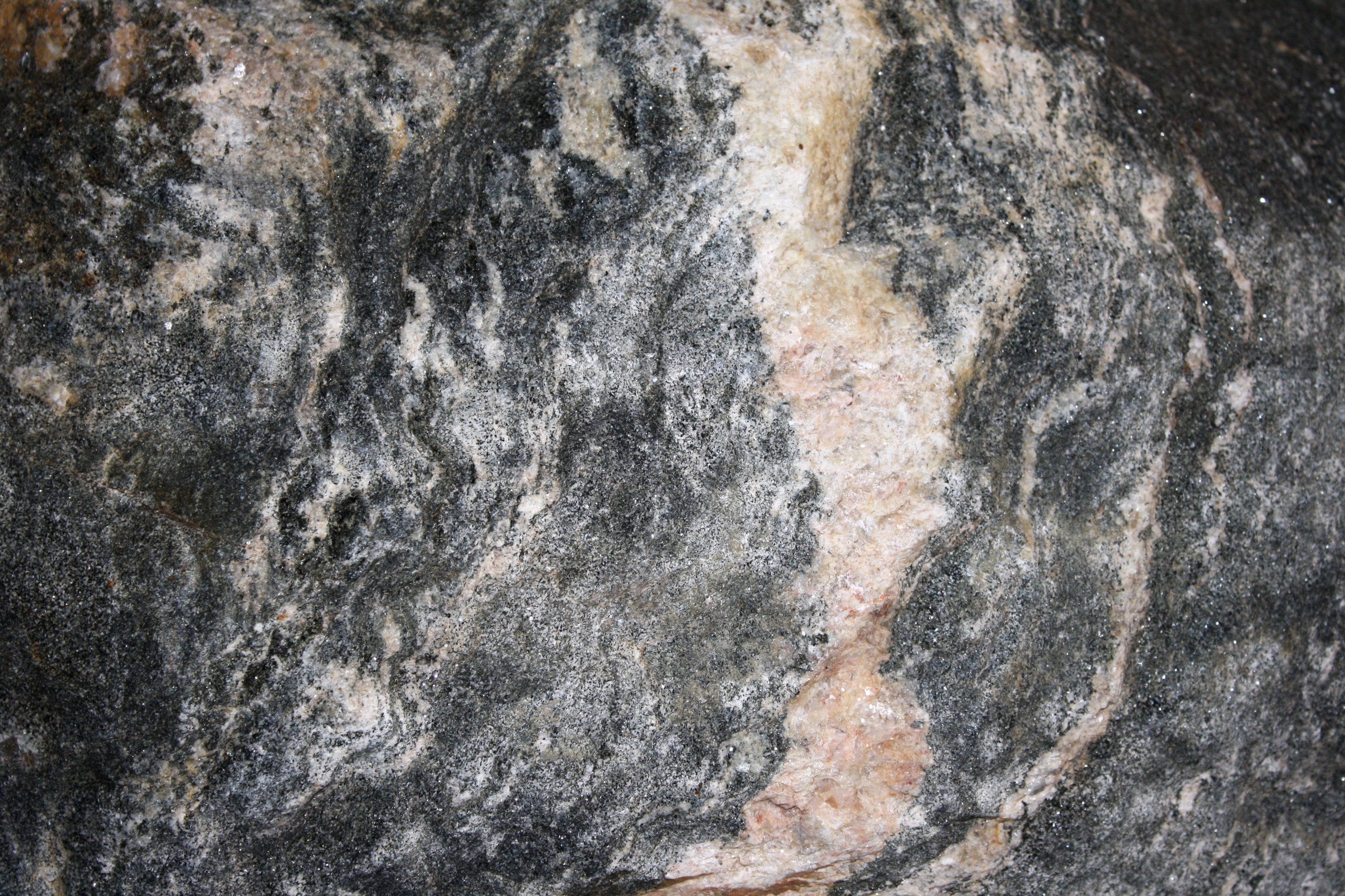 Mica Schist Metamorphic Rock Texture High Resolution Photo