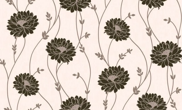 Tilly Black Cream Wallpaper By Wallpaperdirect