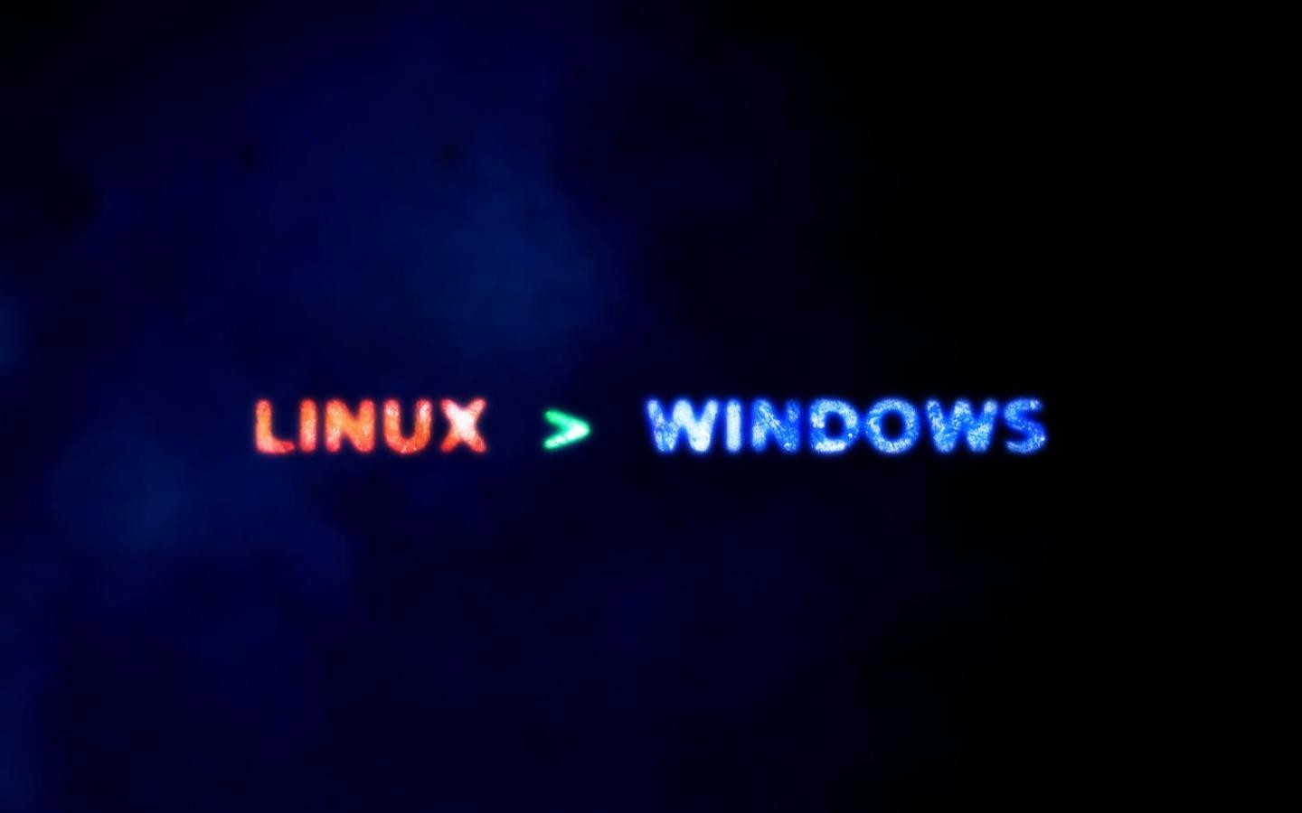 Linux Vs Windows Wallpaper