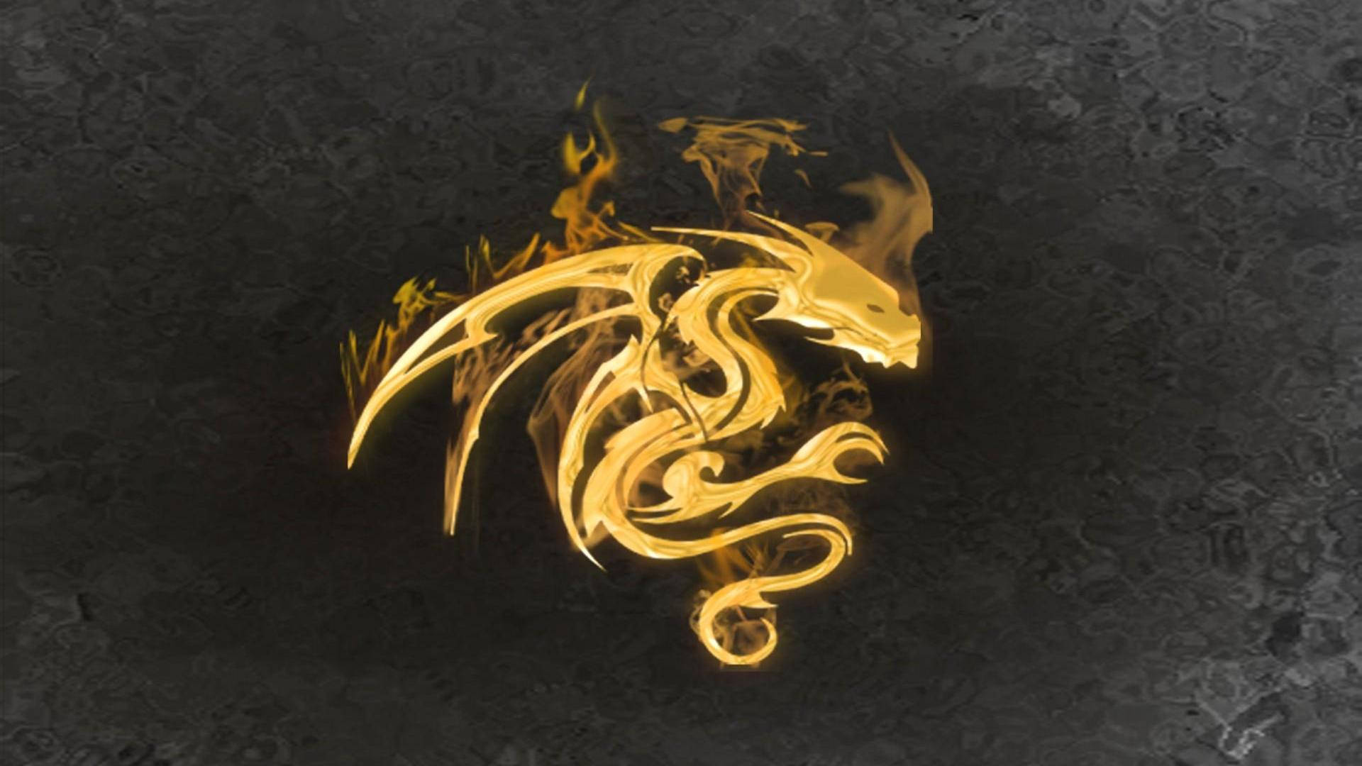 Golden Dragon Wallpaper