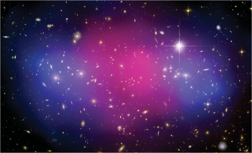 Pink Galaxy Background HD Clusters With