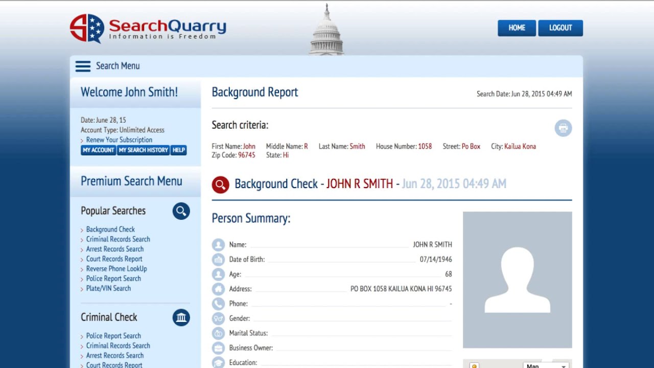 Arrest Records Lookup Searchquarry