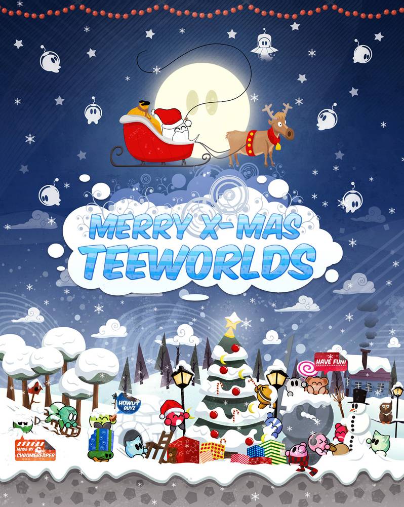 Teeworlds Christmas By Deadfish95