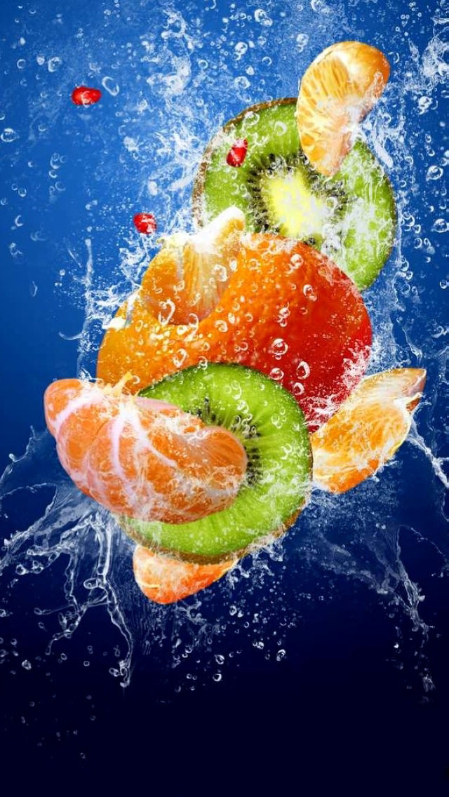 Dynamic Fruit iPhone Wallpaper Top