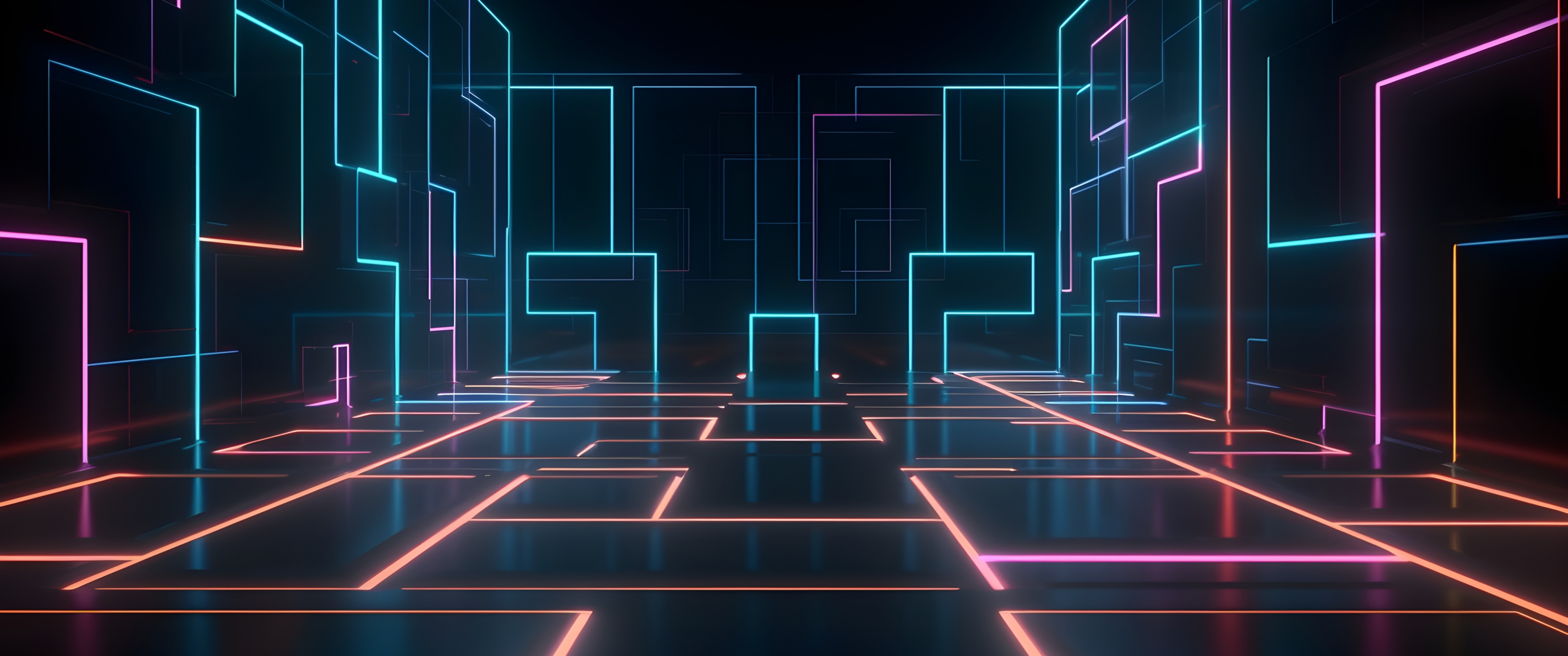 Neon Lights Wallpaper 4k Wall Futuristic 5k