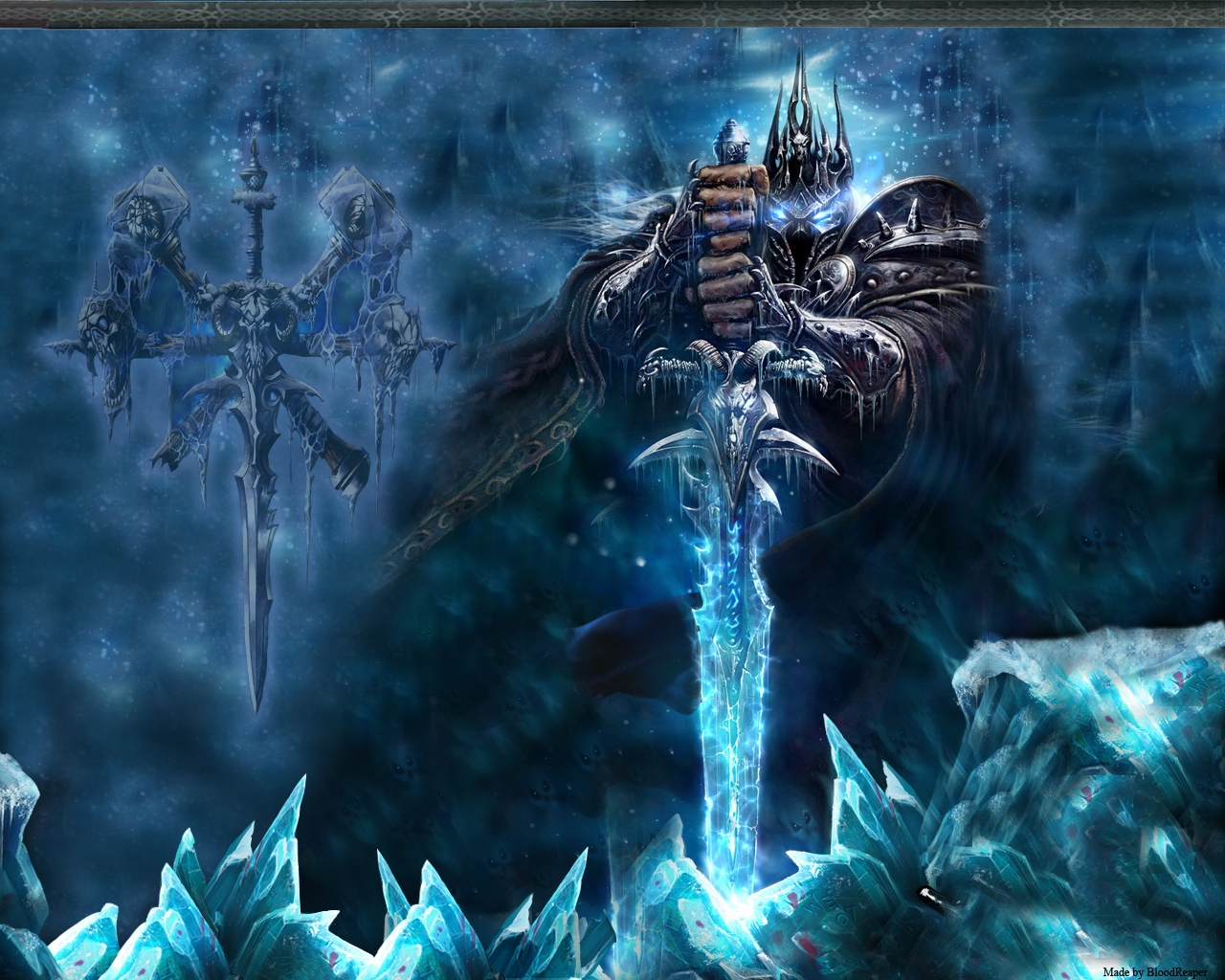 Arthas Lich Wallpaper King Frozen