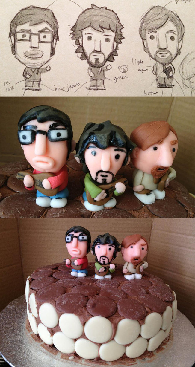 Flight Of The Conchords Cake By Steeveej