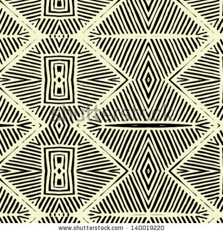 Vector African Pattern Seamlessly Tiling Seamless