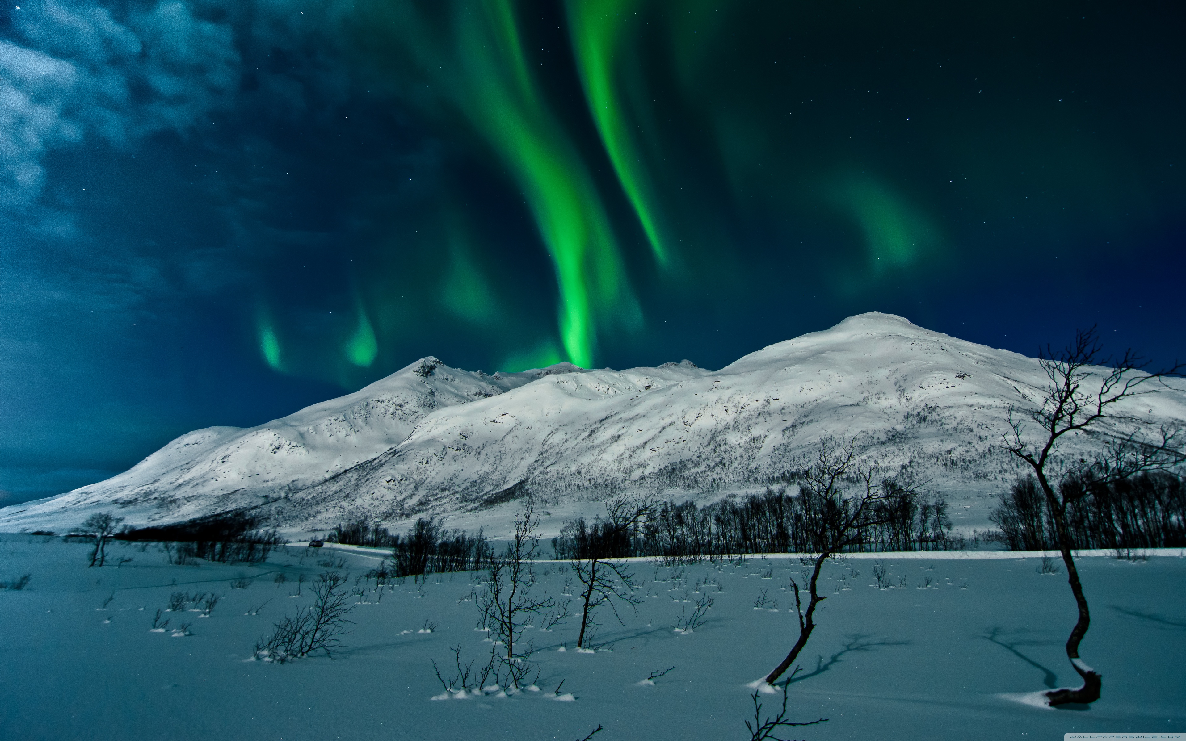 Free download Aurora Borealis Tromso Norway Ultra HD Desktop Background ...