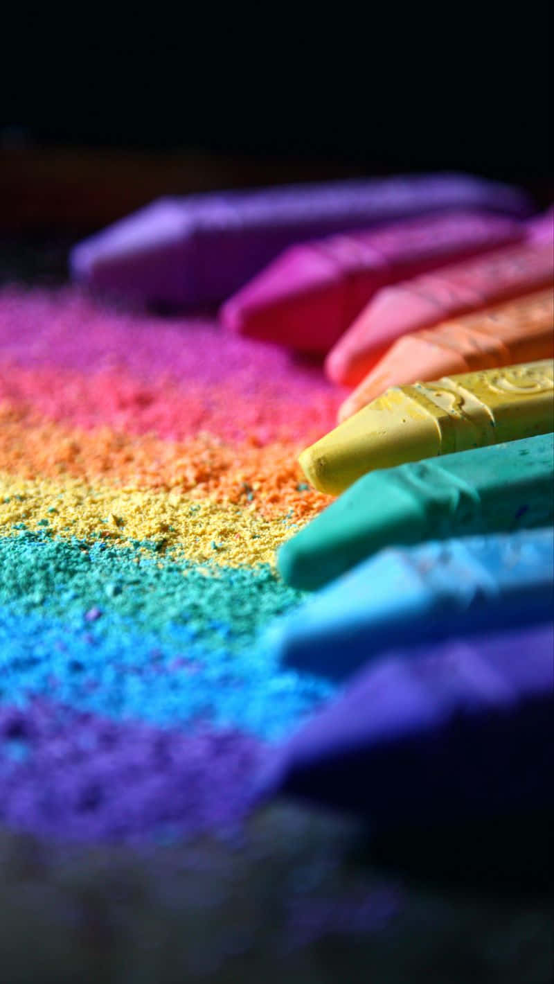 Let Your World Sparkle With This Beautiful Pastel Rainbow Wallpaper