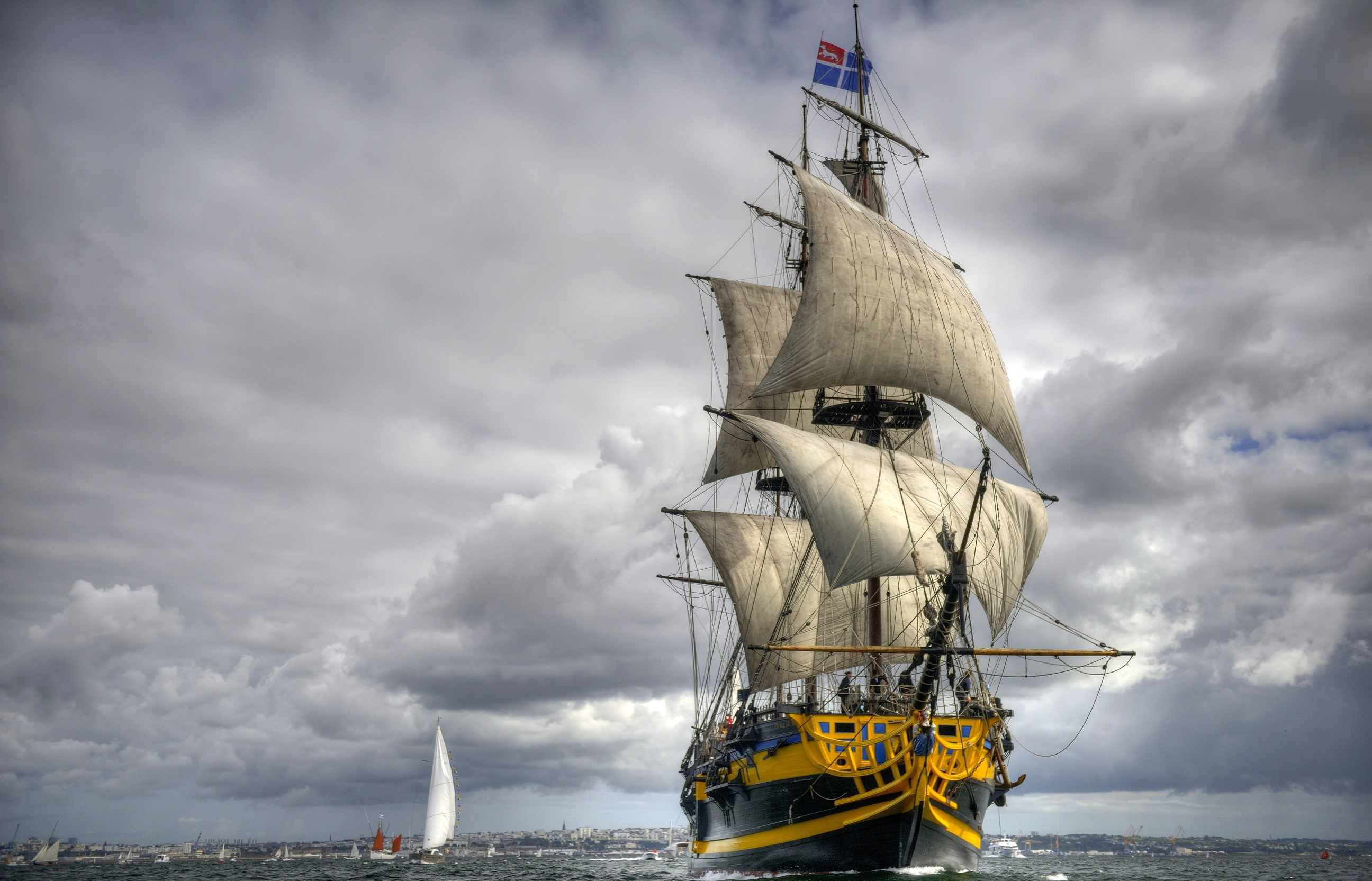 130 Sailing Ship HD Wallpapers Background Images 2592x1665
