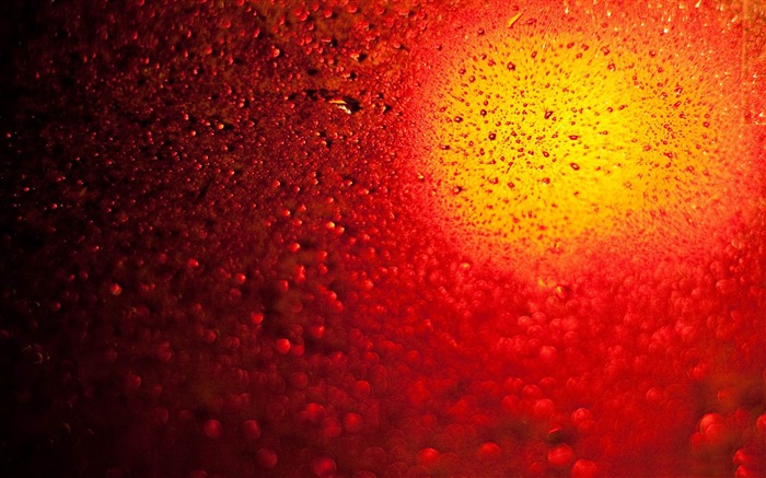 Red Water Drops Theme Desktop Wallpaper
