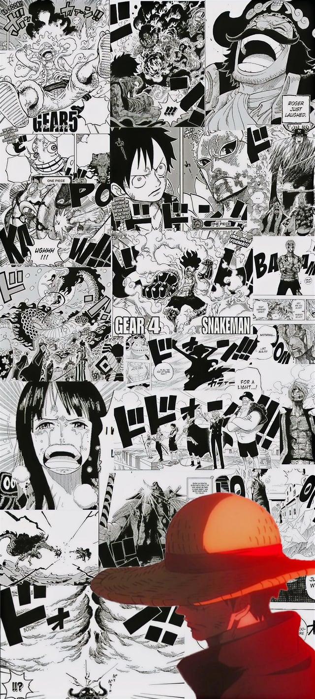 One Piece Wallpaper I Made From All My Favourite Manga Panels R