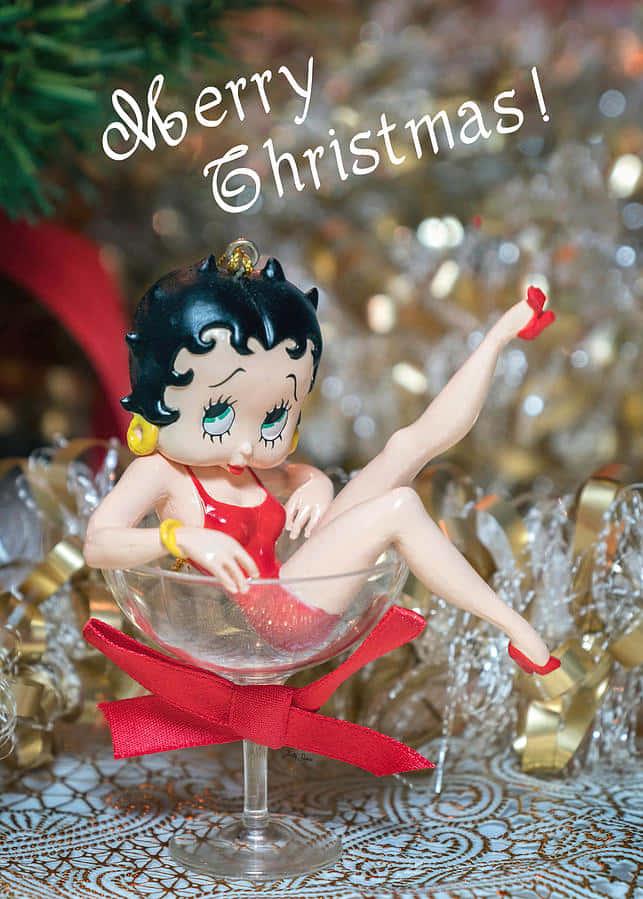 Celebrate The Season With Betty Boop Wallpaper
