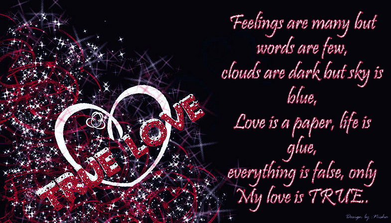 True Love Feelings Wallpaper Quotes For You