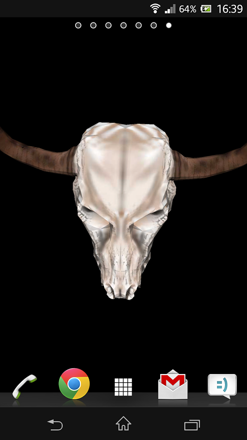Bull Skull 3d Live Wallpaper Screenshot