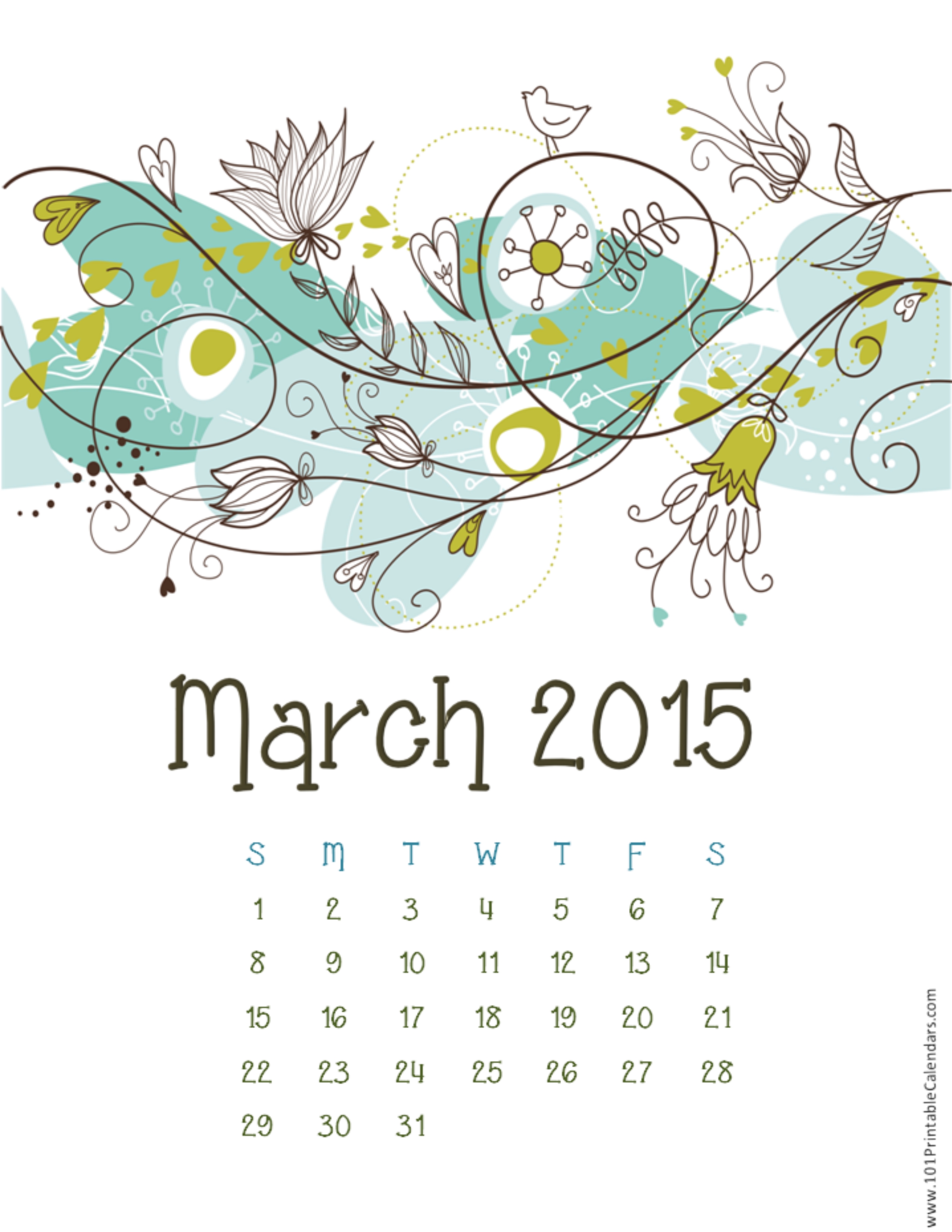 Beautiful March Calendar Image Pics And