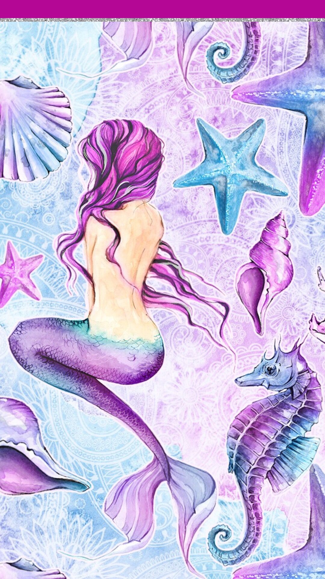 Sea Is The Only Life Of A Mermaid Wallpaper