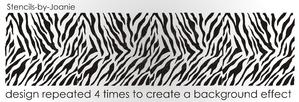 Animal Print Design Safari Zoo Jungle Stripe Background Wall Art