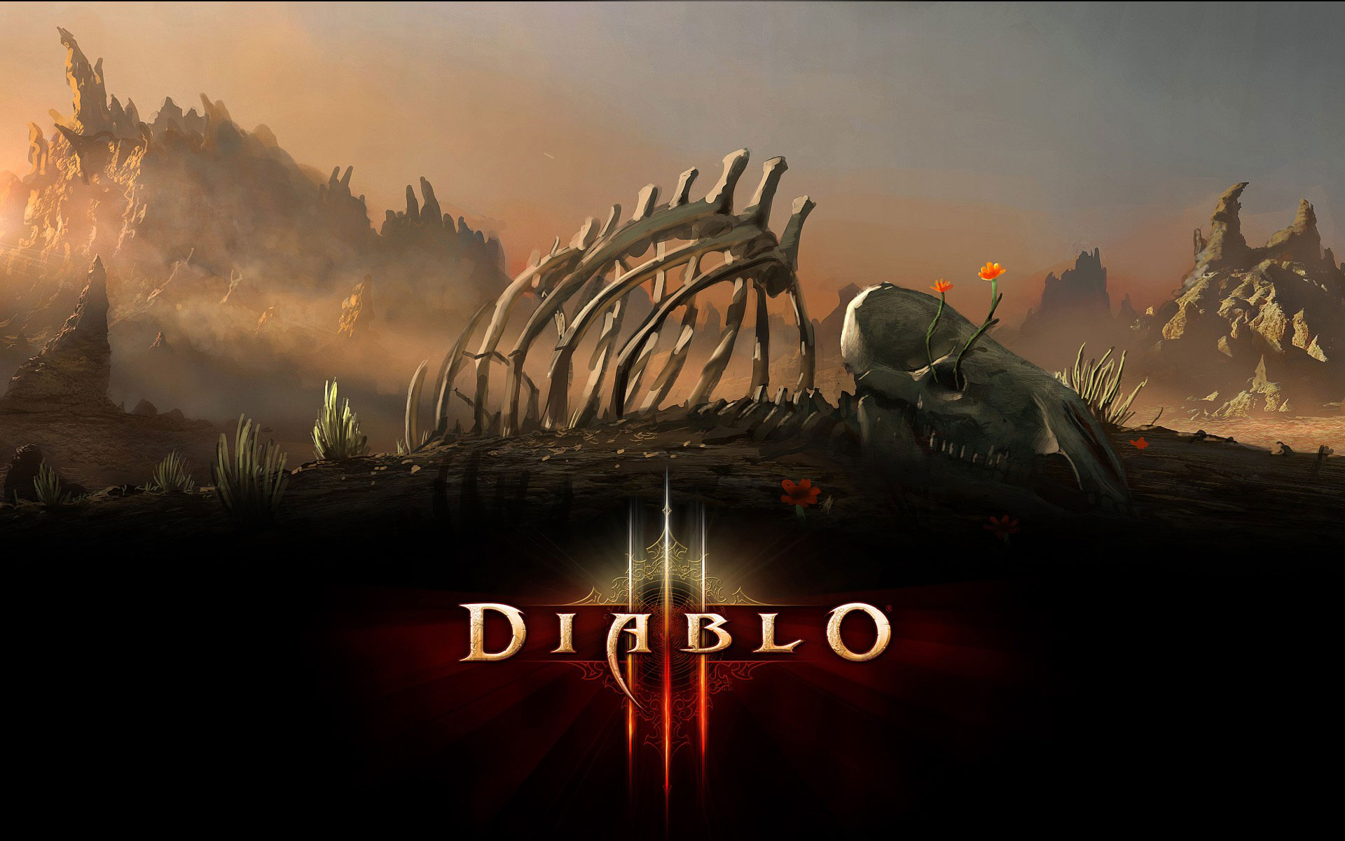 Games Wallpaper Diablo Skeleton