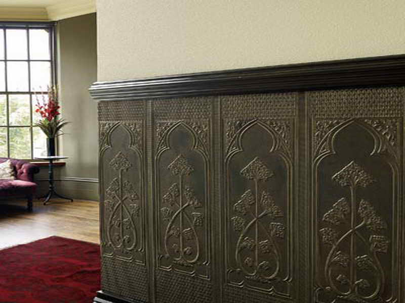  Want to wainscot your house with faux wallpaper Wainscoting