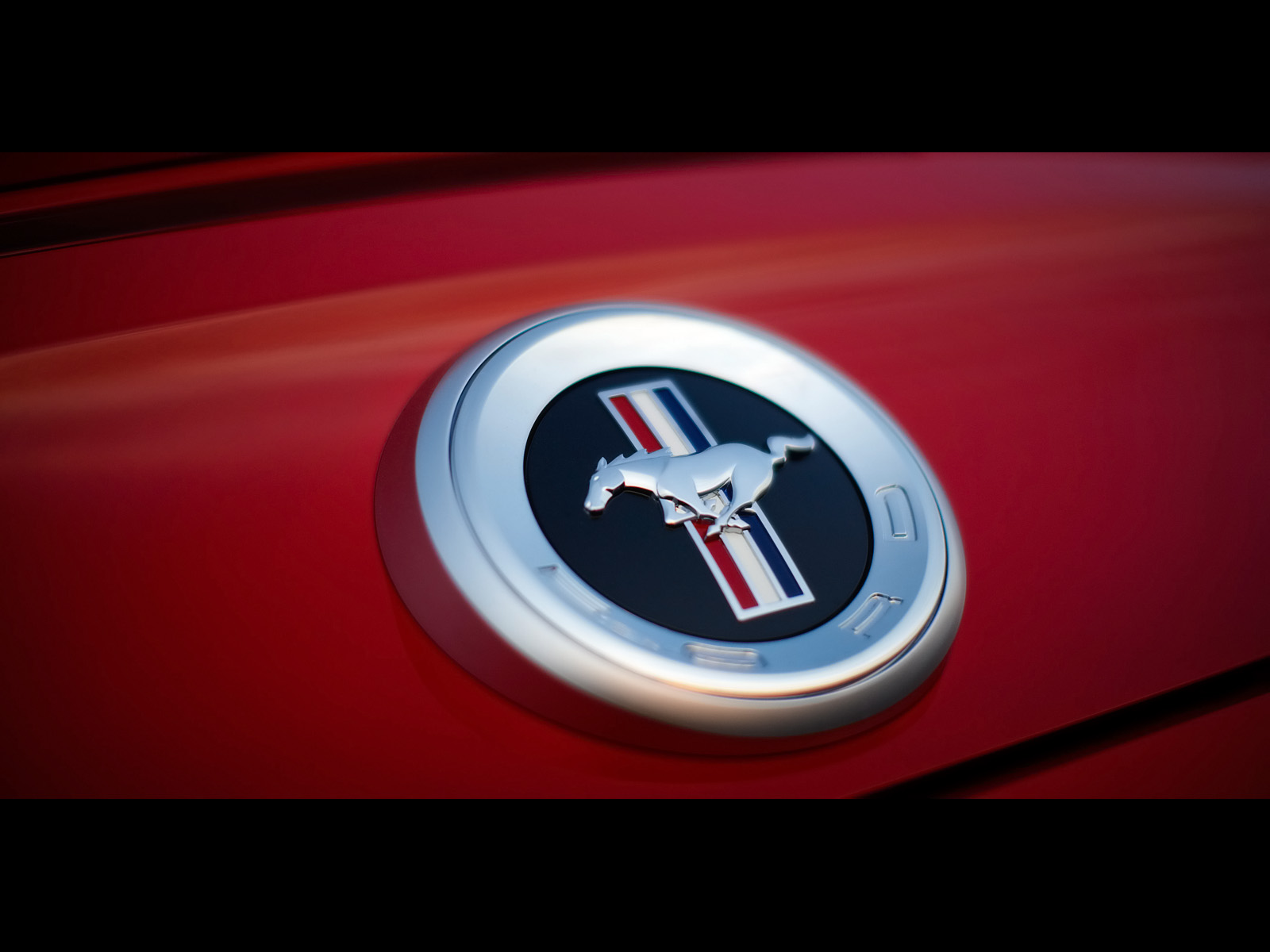 2010 Ford Mustang   Rear Emblem   1600x1200   Wallpaper 1600x1200