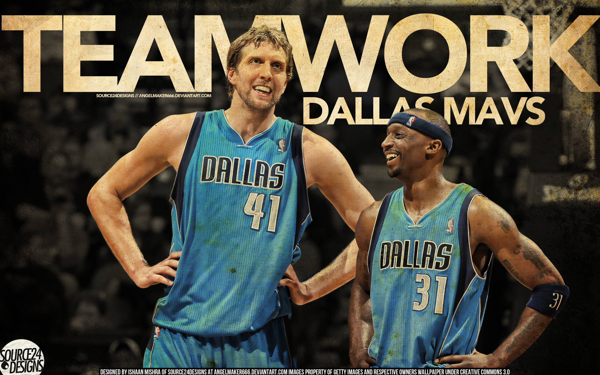 Dallas Mavs Teamwork Wallpaper By Ishaanmishra