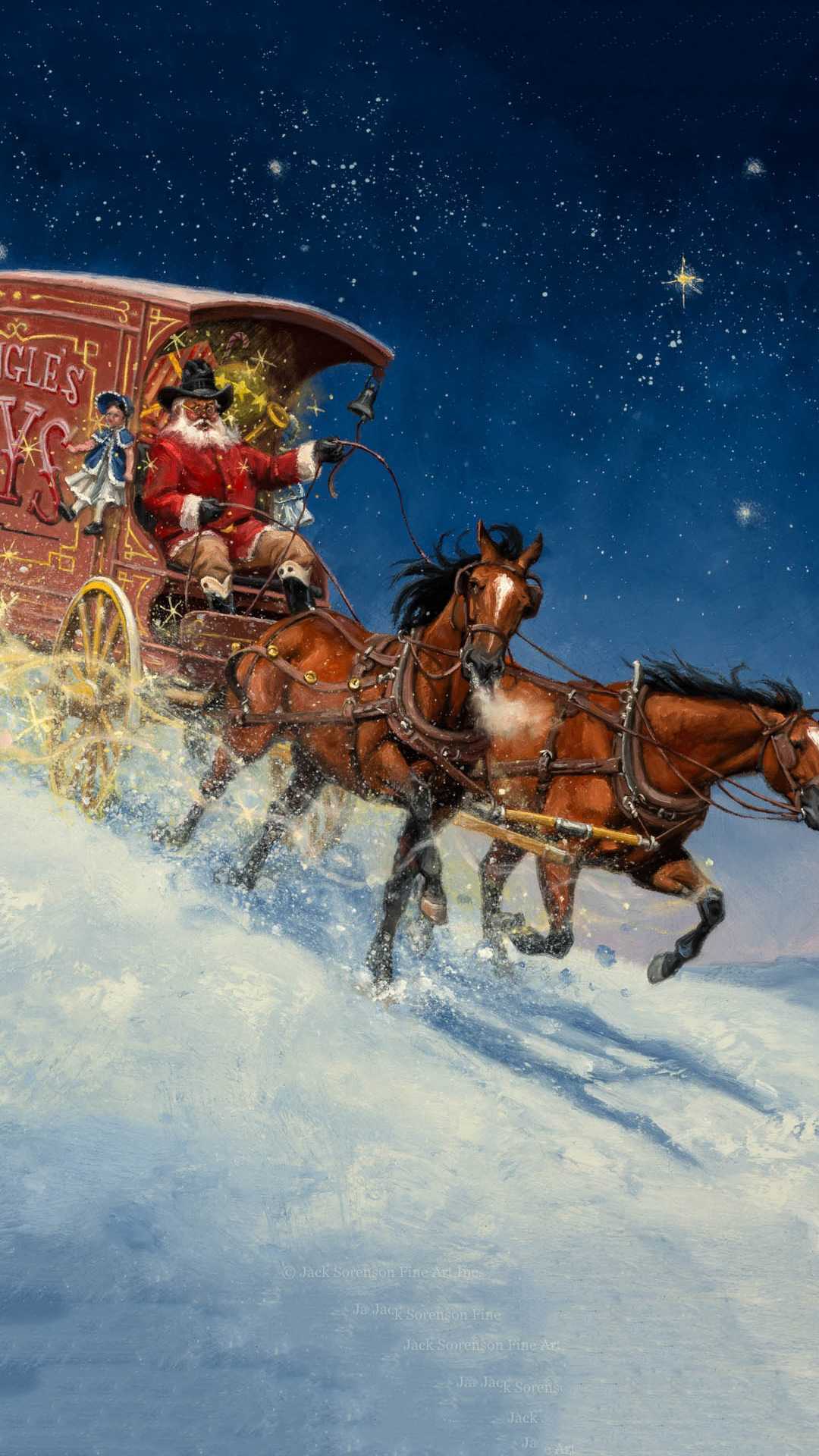 Cowboy Christmas Wallpaper