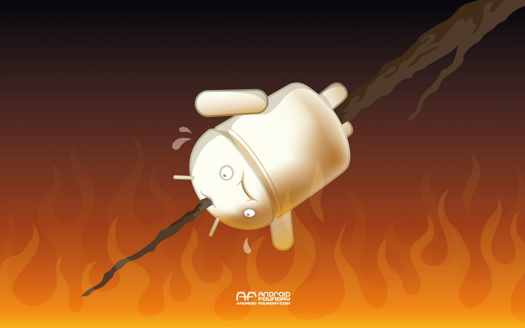 Wallpaper National Marshmallow Toasting Day Android Foundry