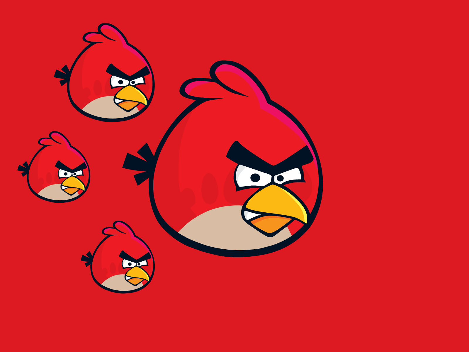 Fondo De Pantalla Red Angry Birds