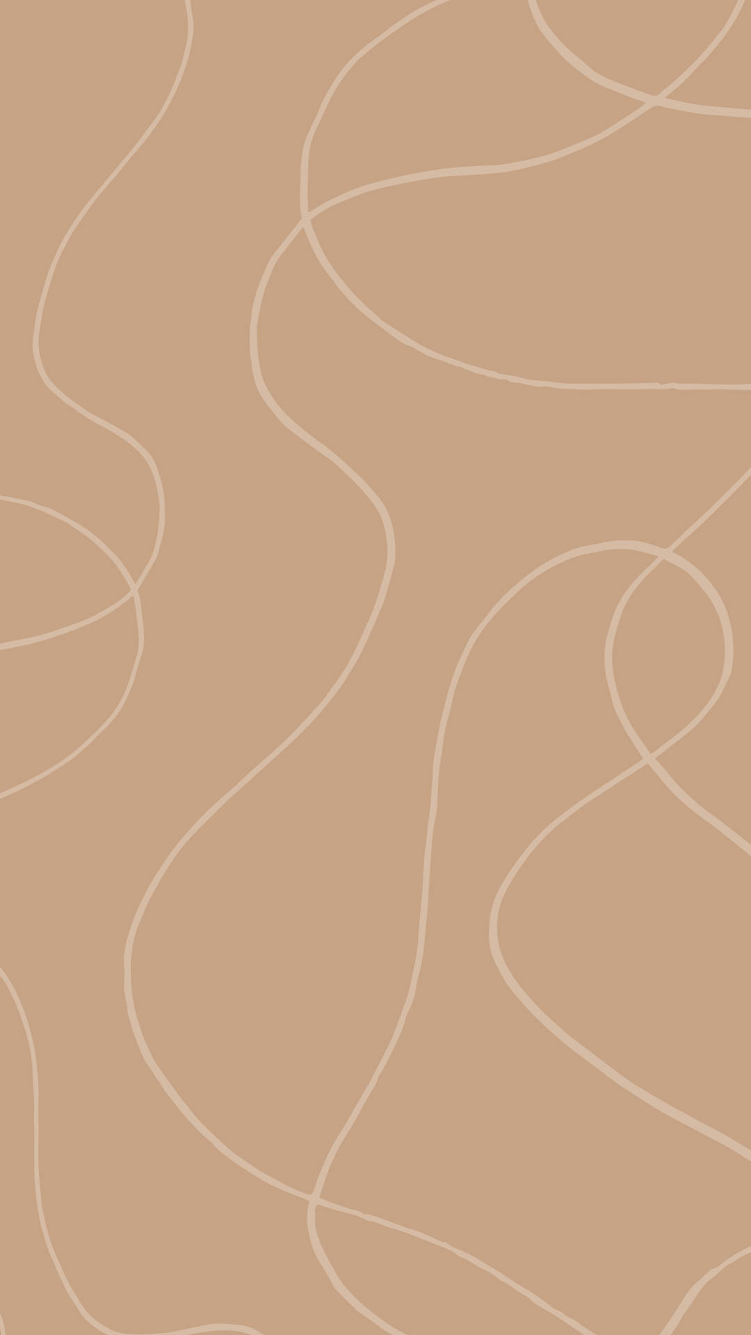 Beige Minimalist Wallpaper