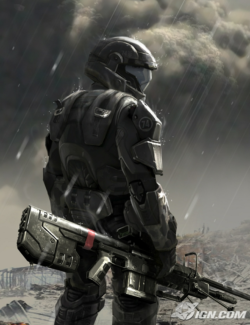 Odst Sniper Rifle Unsc Wallpaper Halo